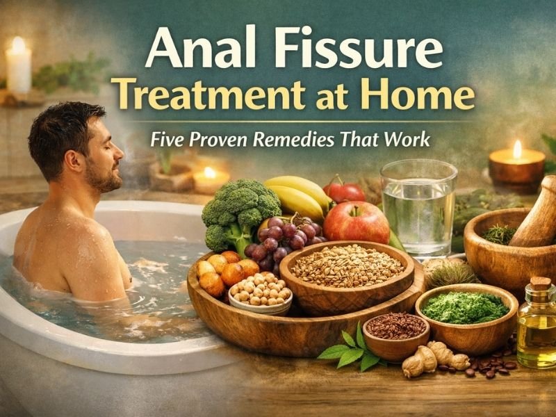 Anal fissure treatment at home with natural remedies and lifestyle care