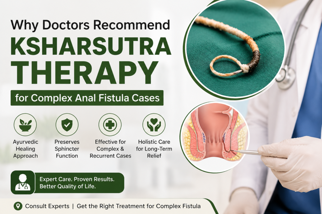 Why Doctors Recommend Ksharsutra Therapy for Complex Anal Fistula Cases