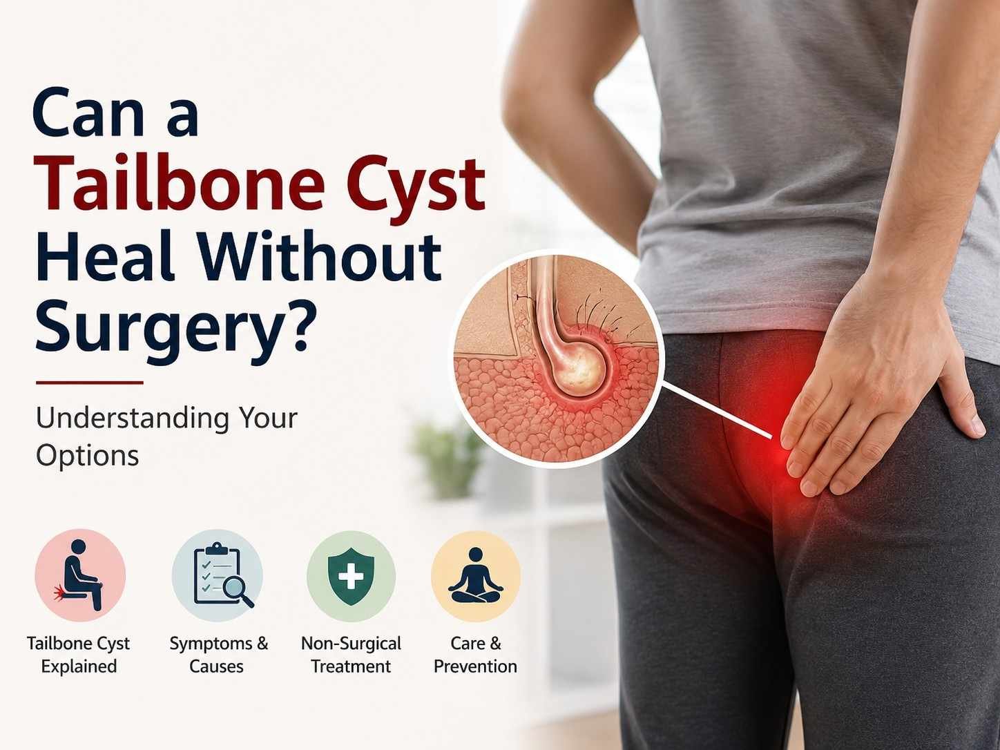 Can a Tailbone Cyst Heal Without Surgery -Dr. Piles Clinic