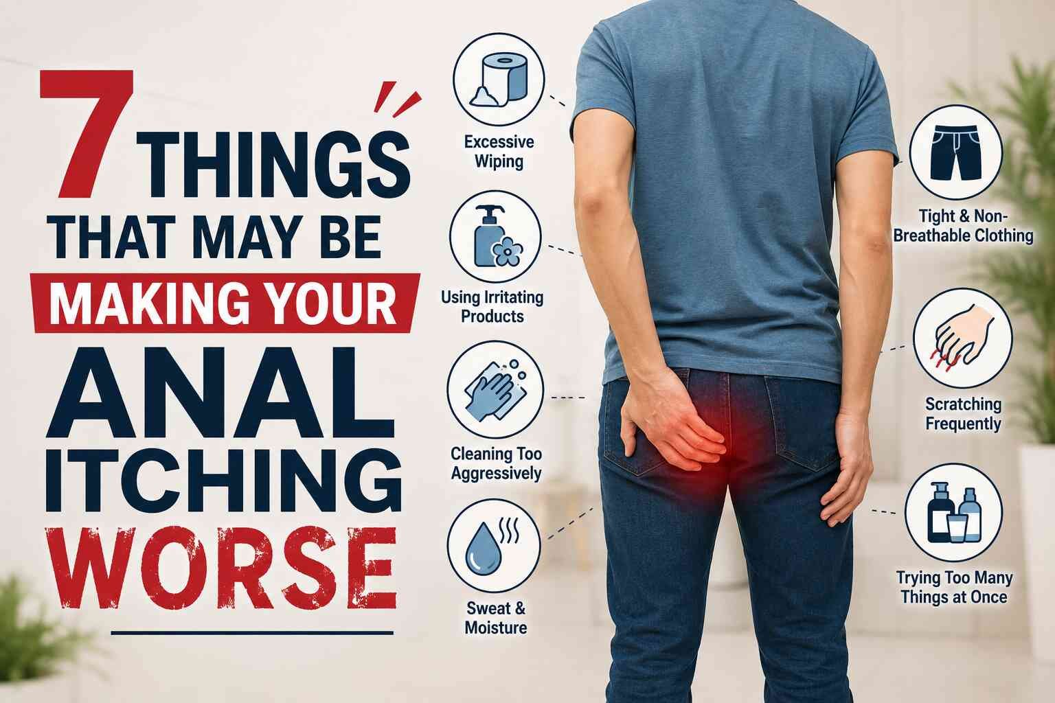 what makes anal itching worse