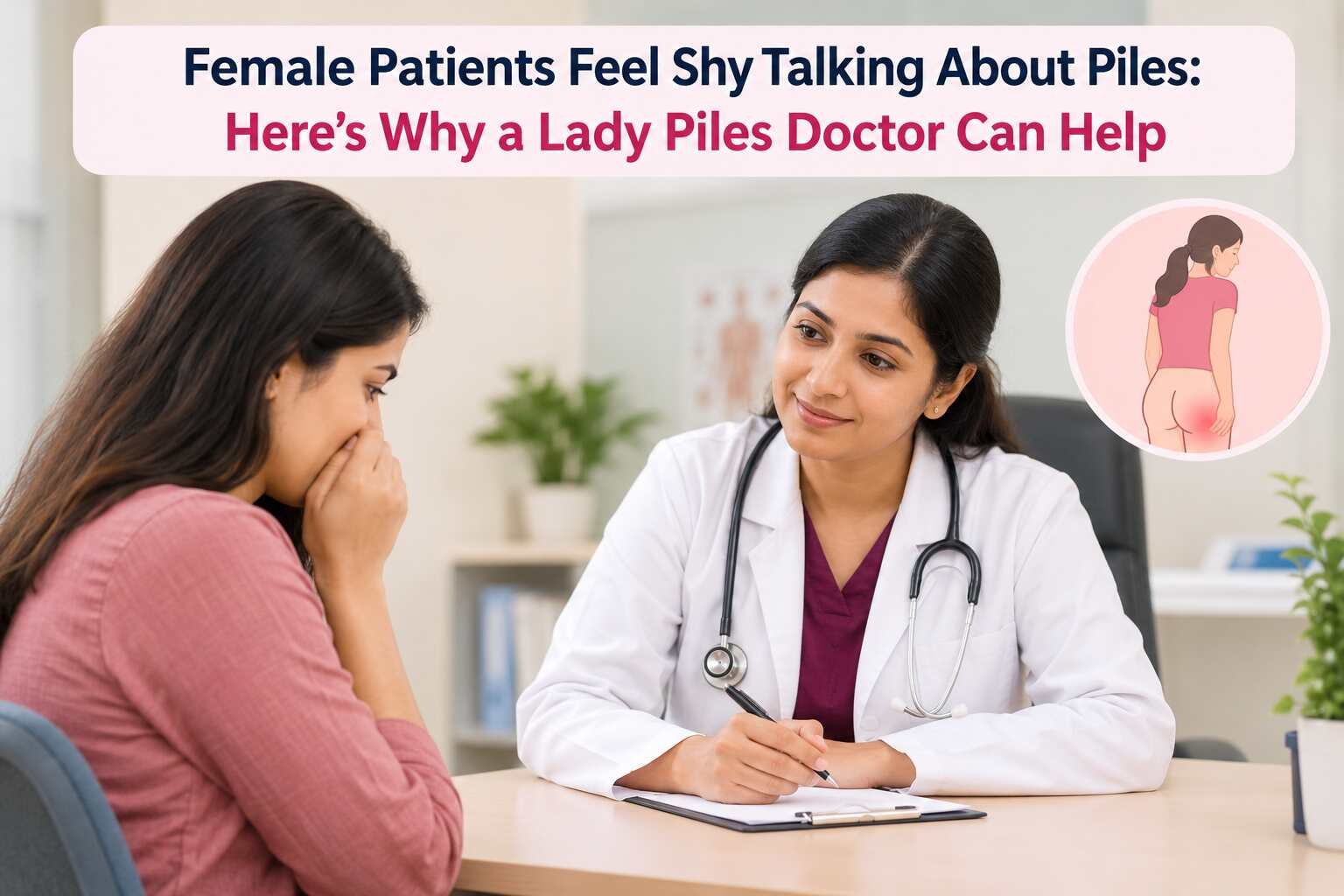 lady doctor for piles